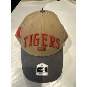 Clemson Tigers Adjustable Hat Baseball Cap Orange / Gray - Fan Favorite Brand